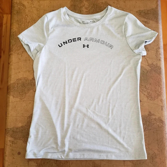 *UNDER ARMOUR, Size M, Grey and Black, Heatgear t-shirt - Picture 2 of 7